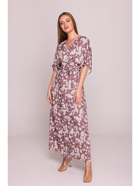 Stylove Sukienka w kolorze jagodowym rozmiar: M. Różowe sukienki damskie Stylove, bez wzorów, z wiskozy, bez ramiączek. Za 320.63 zł.