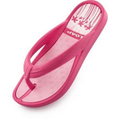 Damskie klapki Loap Phinea Pnk różowe. Czerwone klapki damskie LOOP, bez wzorów, bez obcasa, bez zapięcia. Za 131.99 zł.