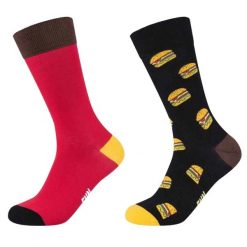 Skarpetki sportowe dla dorosłych FUNSOCKS Motifs 2PPK Socks. Skarpetki damskie X Socks, bez wzorów, z bawełny. Za 29.99 zł.