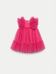 Abel & Lula Sukienka elegancka 5029 Czerwony Regular Fit. Czerwone sukienki dziewczęce Abel & Lula, bez wzorów, z syntetyku, bez ramiączek. Za 179.99 zł.