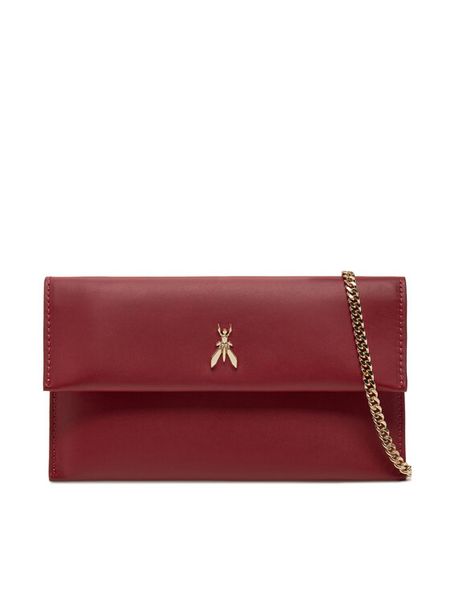 Patrizia Pepe Torebka 2B0050/L011 Czerwony. Czerwone torebki wieczorowe damskie Patrizia Pepe, bez wzorów, ze skóry, bez dodatków. Za 459.99 zł.