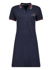 Canadian Peak Sukienka polo "Jamaeleak" w kolorze granatowym rozmiar: S. Niebieskie sukienki damskie Canadian Peak, bez wzorów, z bawełny, bez ramiączek. Za 93.07 zł.