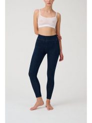 ITEM m6 Jegginsy w kolorze granatowym rozmiar: 36. Niebieskie jeansy damskie ITEM m6, bez wzorów, z materiału. Za 294.28 zł.