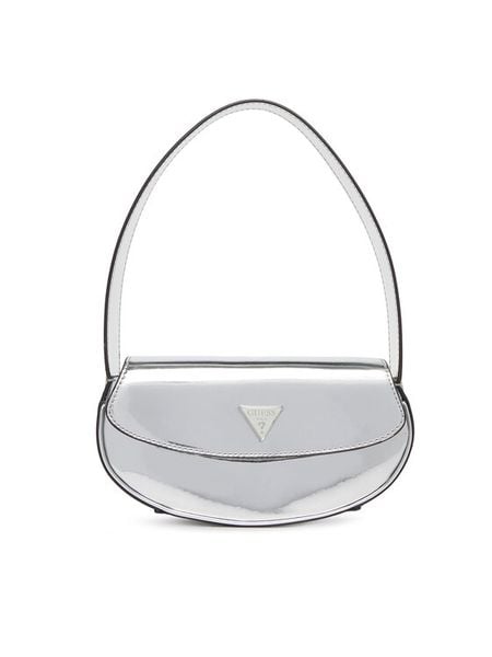 Guess Torebka HWMY94 96780 Srebrny. Szare torebki klasyczne damskie Guess, ze skóry, bez dodatków. Za 279.99 zł.