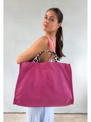 Fritzi aus Preußen Shopper bag "Bridge" w kolorze różowym - 45 x 31 x 21,5 cm rozmiar: onesize. Różowe shopper bag Fritzi aus Preußen, bez wzorów, z materiału, na ramię, bez dodatków. Za 145.60 zł.