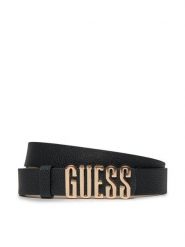 Guess Pasek Damski BW9114 P4225 Czarny. Czarne paski damskie Guess, z aplikacjami, ze skóry. Za 139.99 zł.