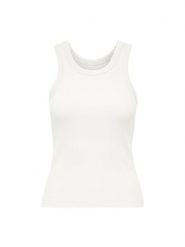 ONLY T-Shirt 31371 Biały Comfort Fit. Białe t-shirty damskie Only, s, bez wzorów, bez kołnierzyka. Za 59.99 zł.