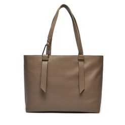 Torebka Coccinelle. Brązowe shopper bag Coccinelle, bez wzorów, bez dodatków. Za 1,049.00 zł.