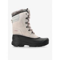 Buty zimowe damskie CMP Kinos WP. Czerwone obuwie trekkingowe damskie CMP, bez zapięcia. Za 354.99 zł.