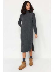 Trendyol Sukienka w kolorze szarym rozmiar: S. Szare sukienki damskie Trendyol, bez wzorów, bez ramiączek. Za 65.54 zł.