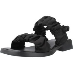 Sandały CAMPER DANA Czarny. Czarne sandały damskie Camper, bez wzorów, z tkaniny, bez obcasa, bez zapięcia. Za 535.38 zł.