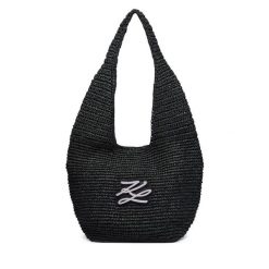 Torebka KARL LAGERFELD. Czarne torebki klasyczne damskie KARL LAGERFELD, bez dodatków. Za 779.99 zł.