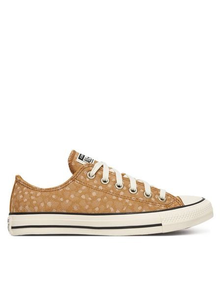 Converse Trampki Chuck Taylor All Star Deer Pattern A17922C Brązowy. Brązowe trampki damskie Converse, bez wzorów, z materiału, bez zapięcia. Za 298.99 zł.
