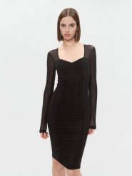 Marciano Guess Sukienka koktajlowa 3BGK0E 6851Z Czarny Bodycon Fit. Czarne sukienki damskie Marciano Guess, z aplikacjami, z syntetyku, wizytowe, bez ramiączek. Za 979.99 zł.