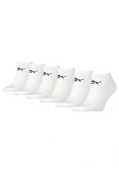 Puma Skarpety Elements Sneaker 6-Pack 90798402. Białe skarpetki damskie Puma, bez wzorów, z bawełny. Za 76.99 zł.