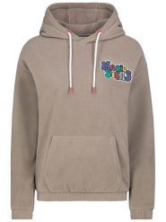 Sublevel Bluza polarowa w kolorze jasnobrązowym rozmiar: XS. Brązowe bluzy damskie Sublevel, xs, bez wzorów, z polaru, z kapturem. Za 70.24 zł.