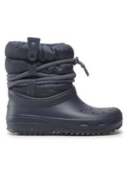 Crocs Śniegowce Classic Neo Puff Luxe Boot 207312 Granatowy. Niebieskie śniegowce damskie Crocs, z tworzywa sztucznego. Za 439.99 zł.