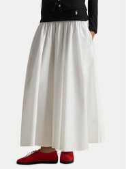 Polo Ralph Lauren Spódnica trapezowa 211A96329002 Biały Regular Fit. Białe spódnice damskie Polo Ralph Lauren, xs, bez wzorów, z bawełny. Za 1,369.00 zł.