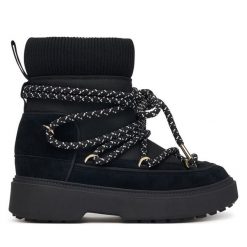 Śniegowce Tommy Hilfiger. Czarne śniegowce damskie Tommy Hilfiger. Za 649.99 zł.