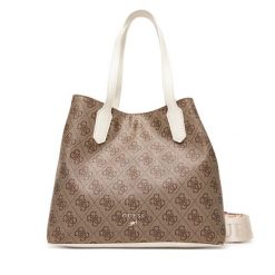 Torebka Guess. Brązowe torebki klasyczne damskie Guess, bez dodatków. Za 279.99 zł.
