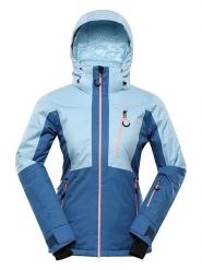 Alpine Pro Kurtka narciarska "Reama" w kolorze niebiesko-błękitnym rozmiar: S. Niebieskie kurtki sportowe damskie Alpine Pro, m, bez wzorów, bez kaptura. Za 748.50 zł.