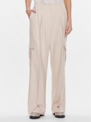 Herskind Spodnie materiałowe Louise 5011993 Beżowy Relaxed Fit. Brązowe spodnie materiałowe damskie Herskind, bez wzorów, z materiału. Za 759.99 zł.