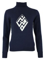 Peak Mountain Golf w kolorze granatowo-białym rozmiar: XL. Białe golfy damskie Peak Mountain, xl, z aplikacjami, bez ramiączek. Za 217.99 zł.