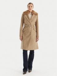 Guess Płaszcz przejściowy W5BL25 W2672 Brązowy Regular Fit. Brązowe płaszcze damskie Guess, xl, z aplikacjami, z syntetyku, bez kaptura. Za 579.99 zł.