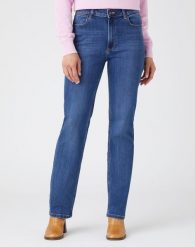 WRANGLER STRAIGHT DAMSKIE SPODNIE JEANSOWE JEANSY HUDSON W20TB940T 112141245. Jeansy damskie Wrangler. Za 189.99 zł.