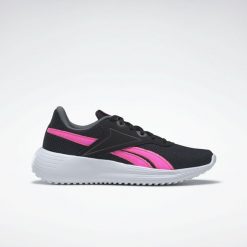 Buty do chodzenia damskie Reebok Lite 30. Czarne obuwie sportowe damskie Reebok, z materiału, bez zapięcia, do biegania. Za 212.00 zł.