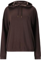 Bluza damska z kapturem Athlecia Namier. Brązowe bluzy damskie Endurance, bez wzorów, z dresówki, z kapturem. Za 247.25 zł.