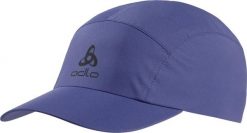 Czapka z daszkiem ODLO Performance Waterproof. Fioletowe czapki z daszkiem damskie ODLO, bez wzorów, z materiału. Za 189.99 zł.