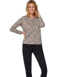 WITT WEIDEN Bluzka w kolorze kremowym rozmiar: 40. Brązowe bluzki damskie WITT WEIDEN, bez wzorów, z bawełny, bez kołnierzyka, bez ramiączek. Za 21.99 zł.