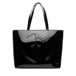 Torebka Eva Minge. Czarne shopper bag Eva Minge, bez wzorów, bez dodatków. Za 239.99 zł.