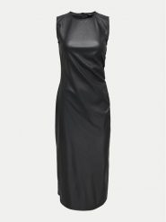 JDY Sukienka z imitacji skóry Soya 15336927 Czarny Slim Fit. Czarne sukienki damskie JDY, bez wzorów, ze skóry, bez ramiączek. Za 109.99 zł.