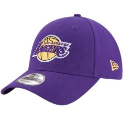 Czapka z daszkiem New Era NBA Los Angeles Lakers. Fioletowe czapki z daszkiem damskie New Era, bez wzorów, z poliesteru. Za 119.99 zł.