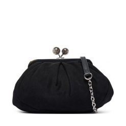 Torebka Weekend Max Mara. Czarne torebki wieczorowe damskie Weekend Max Mara, bez wzorów, bez dodatków. Za 1,169.00 zł.