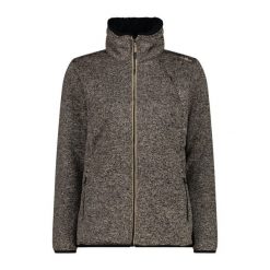 Bluza damska turystyczna CMP 34H2976. Czarne bluzy damskie CMP, xl, bez wzorów, z materiału, z kapturem. Za 307.75 zł.