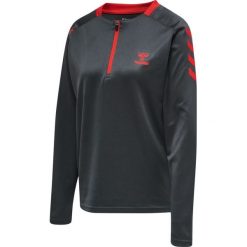 Bluza do piłki ręcznej damska 1/2 zip Hummel hml action. Brązowe bluzy damskie Hummel, na jesień, m, bez wzorów, z materiału, bez kaptura. Za 184.05 zł.