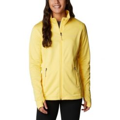 Damska bluza polarowa Columbia Park View Grid Fleece z pełnym zamkiem błyskawicz. Czarne bluzy damskie Columbia, na zimę, xl, bez wzorów, z polaru, bez kaptura. Za 329.00 zł.