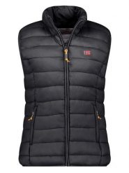 Geographical Norway Kamizelka pikowana "Vatikolor" w kolorze czarnym rozmiar: XXL. Czarne kamizelki damskie Geographical Norway, xxl, bez wzorów, bez kaptura. Za 118.56 zł.