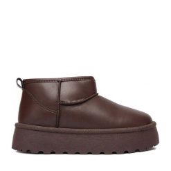 Śniegowce JENNY. Brązowe śniegowce damskie Jenny. Za 129.99 zł.