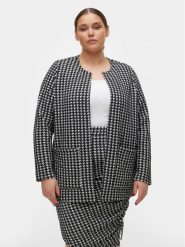 Vero Moda Curve Marynarka Bena 10302003 Czarny Regular Fit. Czarne marynarki i żakiety damskie Vero Moda Curve, bez wzorów, z syntetyku. Za 169.99 zł.