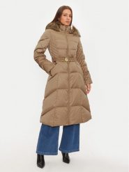 Guess Płaszcz zimowy New Olga W4BL41 WEX52 Beżowy Regular Fit. Brązowe płaszcze damskie Guess, na zimę, xs, z aplikacjami, z syntetyku, bez kaptura. Za 1,009.00 zł.