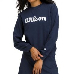 Bluza damska Wilson. Niebieskie bluzy damskie Wilson, l, bez wzorów, z materiału, bez kaptura. Za 279.20 zł.