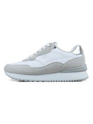 GAP Sneakersy "Concord" w kolorze biało-szarym rozmiar: 40. Białe obuwie sportowe damskie GAP, bez zapięcia. Za 148.96 zł.