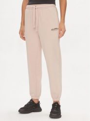 Outhorn Spodnie dresowe OTHAW23TTROF485 Różowy Regular Fit. Czerwone spodnie dresowe damskie Outhorn, l, bez wzorów, z bawełny. Za 89.99 zł.