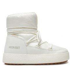 Śniegowce Moon Boot. Białe śniegowce damskie Moon Boot, z nylonu. Za 899.99 zł.