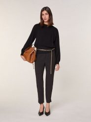 Rodier Wełniany sweter w kolorze czarnym rozmiar: XL. Czarne swetry klasyczne damskie Rodier, xl, z wełny, bez kołnierzyka. Za 260.99 zł.