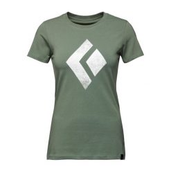 Koszulka wspinaczkowa damska Black Diamond Chalked Up. Zielone koszulki damskie Black Diamond, m, bez wzorów, bez kołnierzyka, bez ramiączek. Za 67.99 zł.